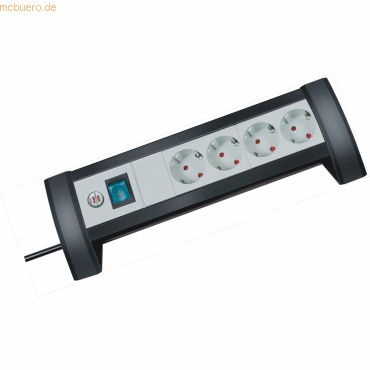 Brennenstuhl Steckdosenleiste Premium-Office-Line 4-fach 1,8m schwarz/