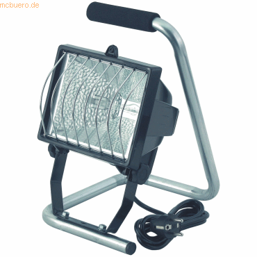 Brennenstuhl Halogen-Baustrahler H 500 MB IP44 400W 1,5m silber