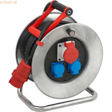Brennenstuhl Kabeltrommel Garant S CEE 1 IP44 3-fach 25m H07RN-F 5G2,5