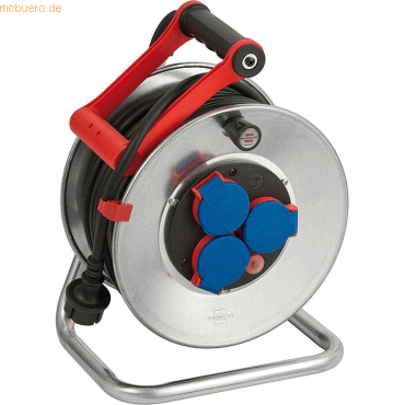 Brennenstuhl Kabeltrommel Garant S IP44 3-fach 25m H07RN-F 3G1,5 Kabel