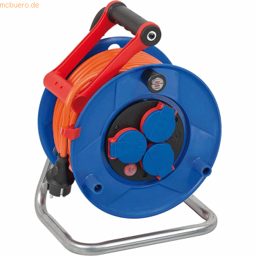 Brennenstuhl Kabeltrommel Garant IP44 3-fach 25m AT-N07V3V3-F 3G1,5 Ka