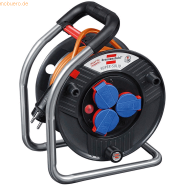 Brennenstuhl Kabeltrommel Super-Solid IP44 3-fach 40m H07BQ-F 3G2,5 Ka
