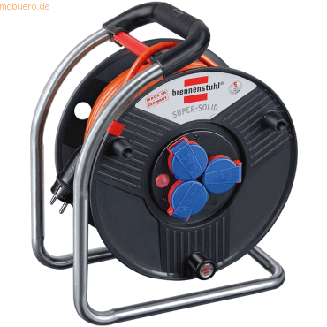 Brennenstuhl Kabeltrommel Super-Solid IP44 3-fach 25m H07BQ-F 3G2,5 Ka