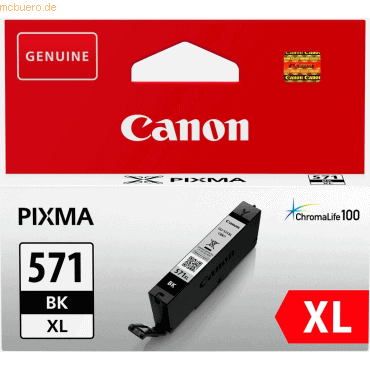 Canon Tintenpatrone Canon CLI-571XL schwarz ca. 810 Seiten