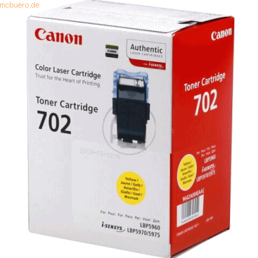 Canon Toner Canon 702 yellow