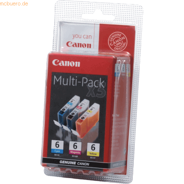Canon Tintenpatrone Canon BCI6E Multipack VE=3 Stck