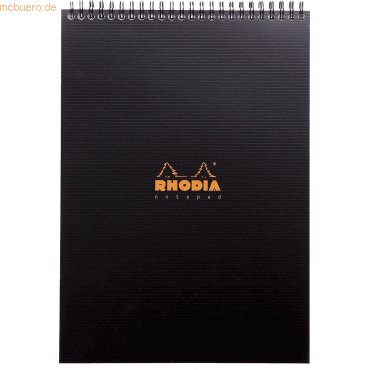 5 x Rhodia Notizblock Rhodia Office Note Pad A4+ 80g Spiralbindung 80