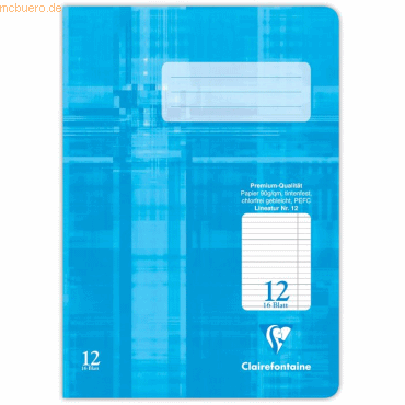 25 x Clairefontaine Stenoheft A5 16 Blatt