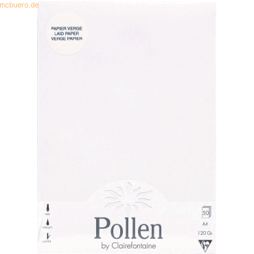 10 x Clairefontaine Briefpapier fr Bewerbungen A4 120g/qm Wasserzeich