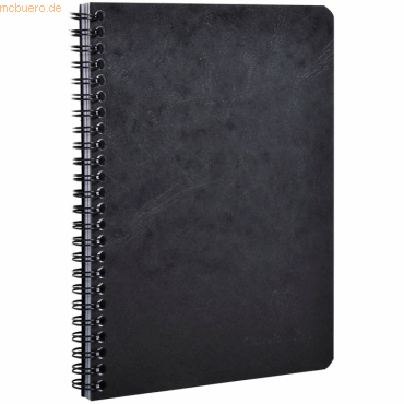 5 x Clairefontaine Spiralbuch A5 Agebag 3 Taschen kariert 60 Blatt sch