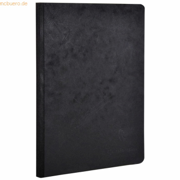 3 x Clairefontaine Notizbuch A5 AgeBag Leinenoptik liniert 144 Blatt s