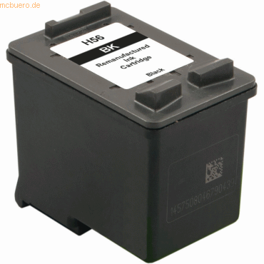 Freecolor Tinte kompatibel mit HP C6656A/56 schwarz