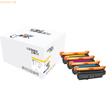 Freecolor Toner kompatibel mit HP 4-farbig LaserJet M551 CMYK Multipac