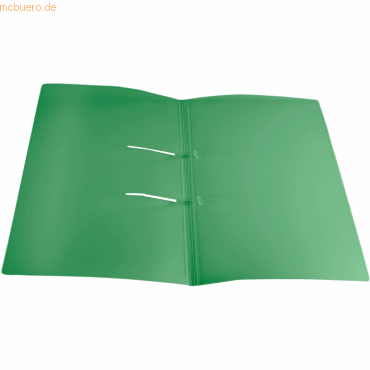 25 x Dataplus Schnellhefter Uno A4 PP grn-transparent