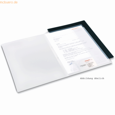 25 x Dataplus Angebotsmappe A4 PP blau