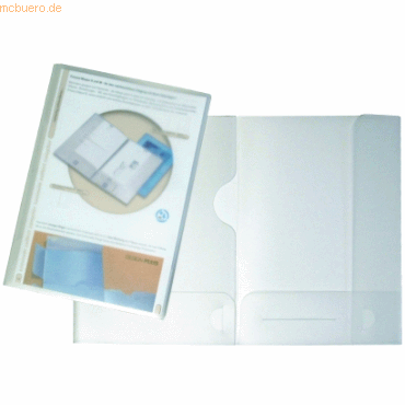20 x Dataplus Prsentationsmappe A4 L PP natur-transparent