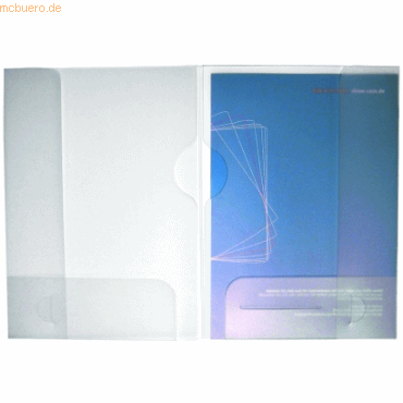 15 x Dataplus Prsentationsmappe A4 XL PP natur-transparent