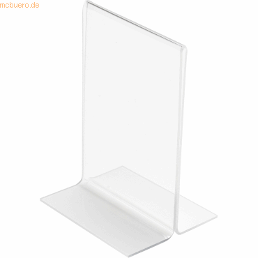 6 x Deflecto Tischaufsteller Classic Image gerade A3 hoch transparent