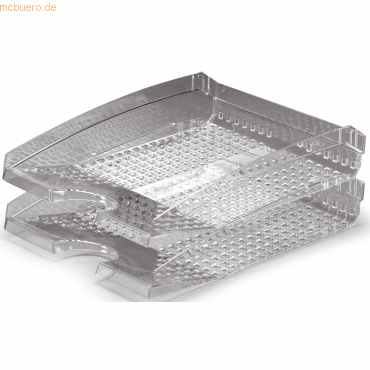 6 x Durable Briefablage Trend A4 transparent