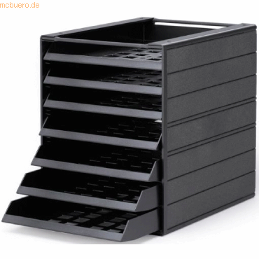 Durable Schubladenbox Idealbox Basic 7 7 Fcher anthrazit