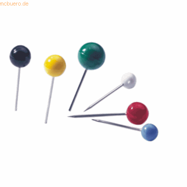 Durable Rundkopfnadel Eisbr 15x4mm wei VE=100 Stck