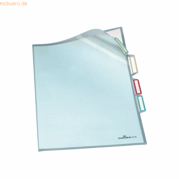 Durable Sichthllen A4 PP 150my PP VE=50 Stck gelb