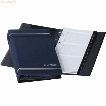 Durable Telefonringbuch Telindex A5 dunkelblau