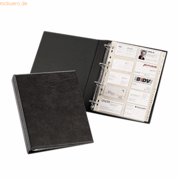 Durable Visitenkartenringbuch Visifix A4 fr 400 Karten braun