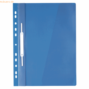 25 x Durable Einhnge-Sichthefter A4 Hartfolie blau
