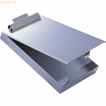 Durable Klemmbrett A4 Box Aluminium metallic silber