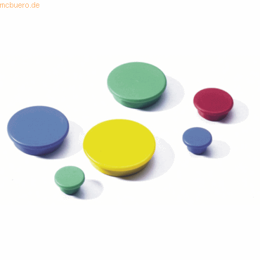 Durable Rundmagnet 32mm farbig sortiert Haftkraft: 720g VE=4 Stck