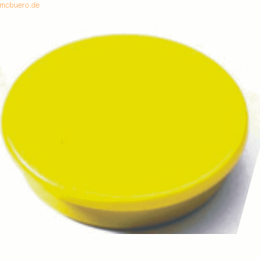 Durable Rundmagnet 32mm gelb Haftkraft: 720g VE=4 Stck