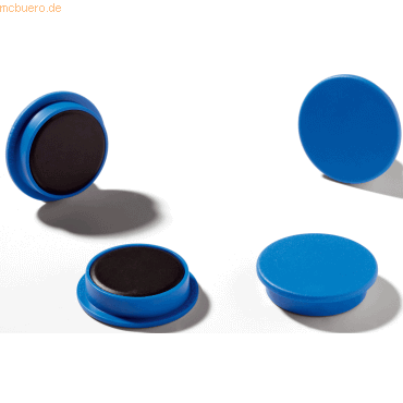 Durable Rundmagnet 32mm blau Haftkraft: 720g VE=4 Stck