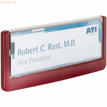 Durable Trschild BxH 149x52,5mm rot