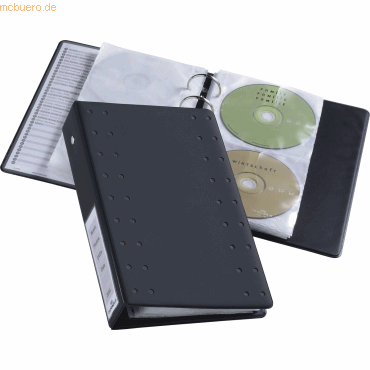 Durable CD-Ringbuch Index 20 fr 20 CDs/DVDs Folie 185x55x273mm anthra