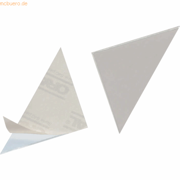 Durable Dreiecktaschen Cornerfix 125x125 transparent VE=8 Stück