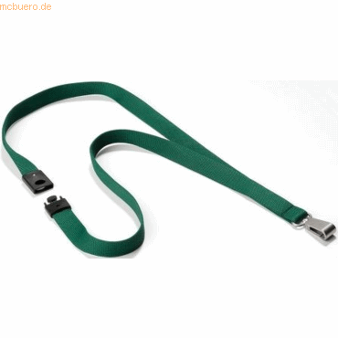 Durable Textilband Soft Colour 15mm mit Karabiner 44cm dunkelgrn VE=1