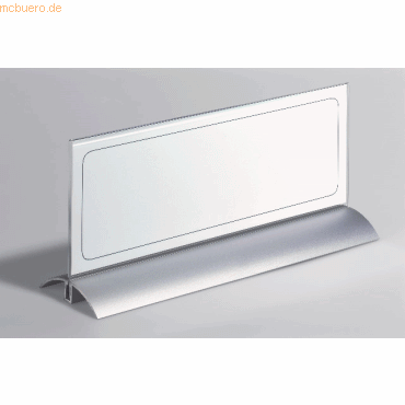 Durable Tischnamensschilder Desk Presenter de Luxe 105x297mm transpare