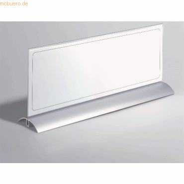 Durable Tischnamensschilder Desk Presenter de Luxe 149x420mm transpare
