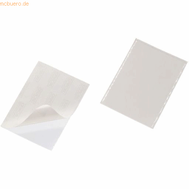 Durable Selbstklebetasche Pocketfix A4 transparent VE=50 Stück