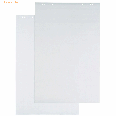 Durable Flipchartblcke 68x100cm 20 Blatt 5 Blcke blanko