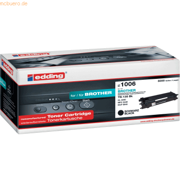 Edding Toner kompatibel mit Brother TN 135 black