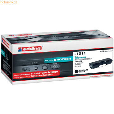 Edding Toner kompatibel mit Brother TN 3060 black
