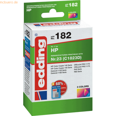 Edding Tintenpatrone kompatibel mit HP Nr. 23 colour