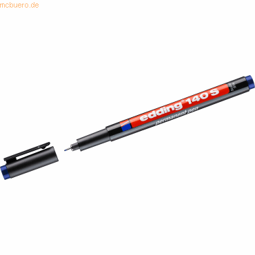 10 x Edding Permanent Pen edding 140 S 0,3mm blau