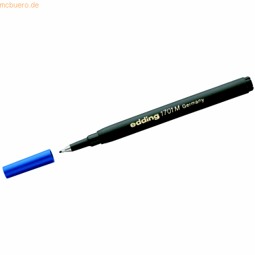 10 x Edding Fineliner Ersatzmine edding 1701 M blau
