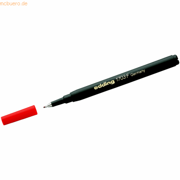 10 x Edding Fineliner Ersatzmine edding 1703 F rot