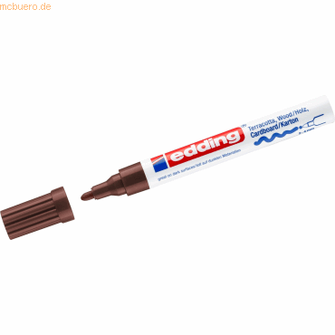 10 x Edding Mattlack-Marker edding 4000 creative 2-4mm braun