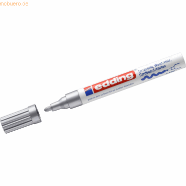 Edding Mattlack-Marker edding 4000 creative 2-4mm silber