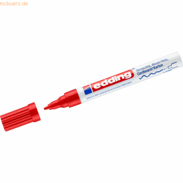 10 x Edding Mattlack-Marker edding 4040 creative 1-2mm rot